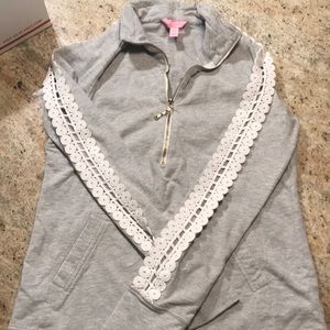 Lilly Pulitzer 3/4-Zip Pocketed Pullover